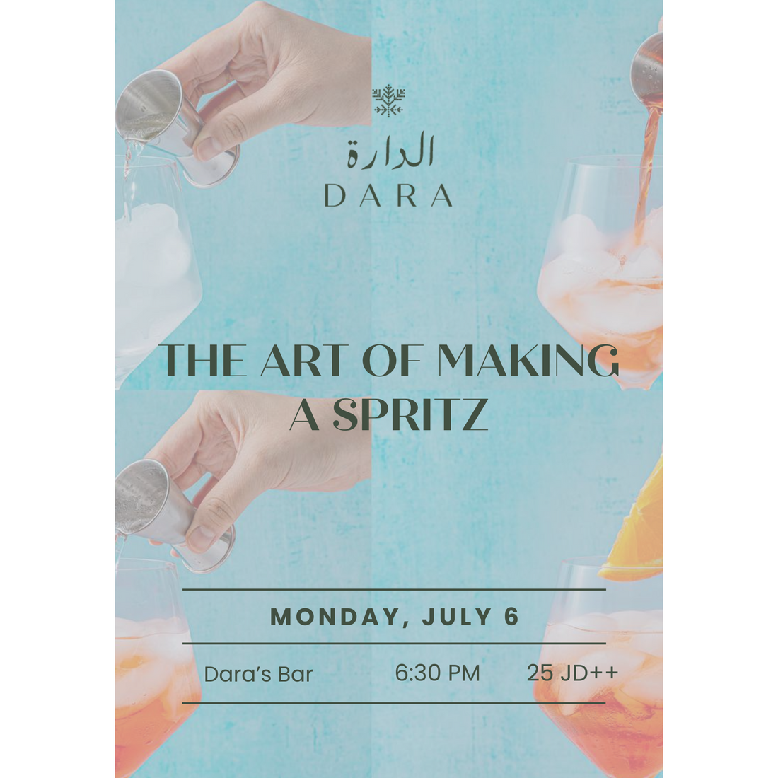 The Art of Making a Spritz Workshop