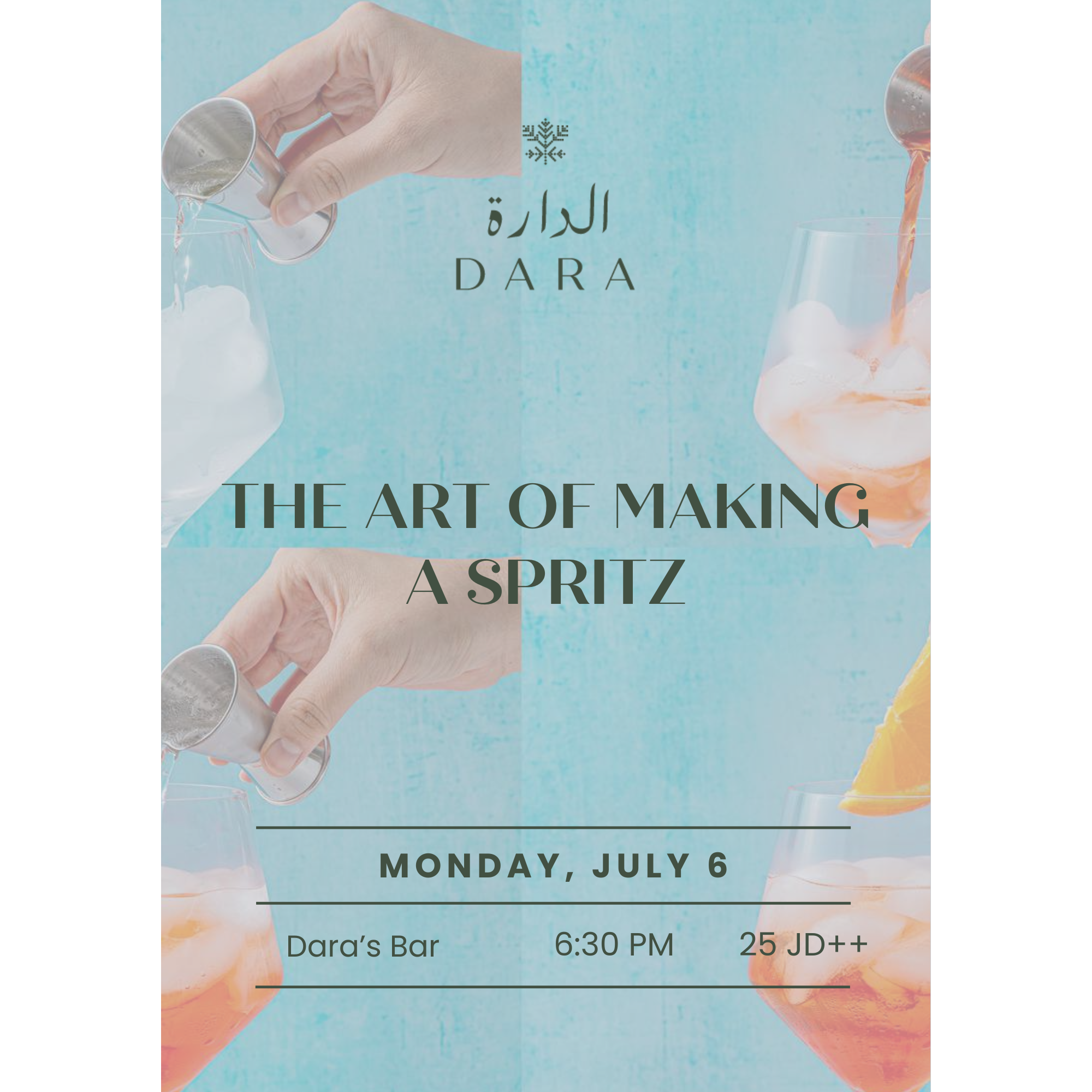 The Art of Making a Spritz Workshop