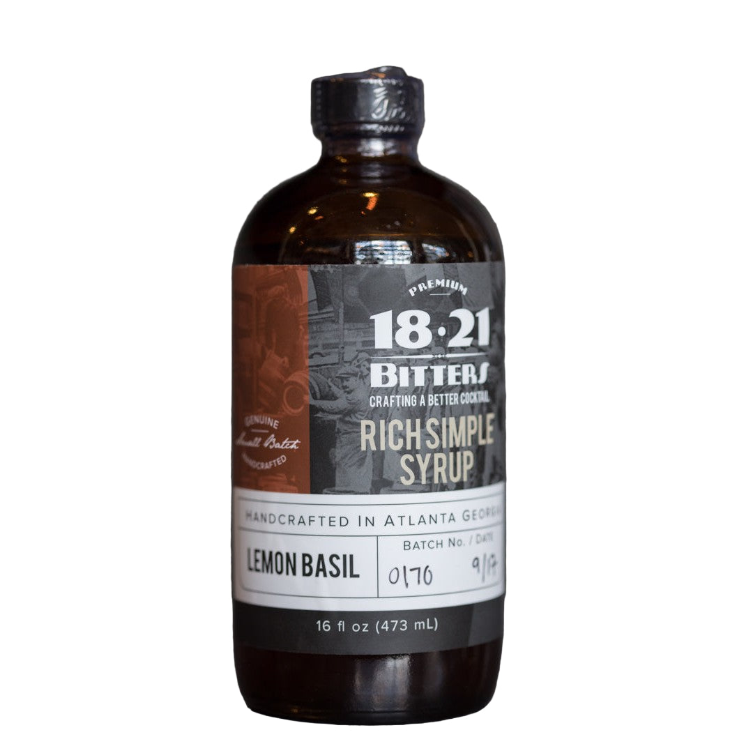 18.21 Lemon Basil Rich Simple Syrup