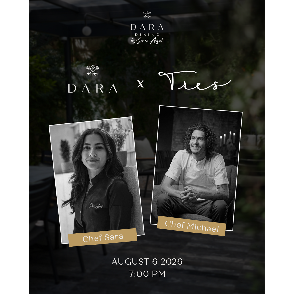 Chef Sara Aqel × Chef Michael van der Kroft Collaboration Dinner