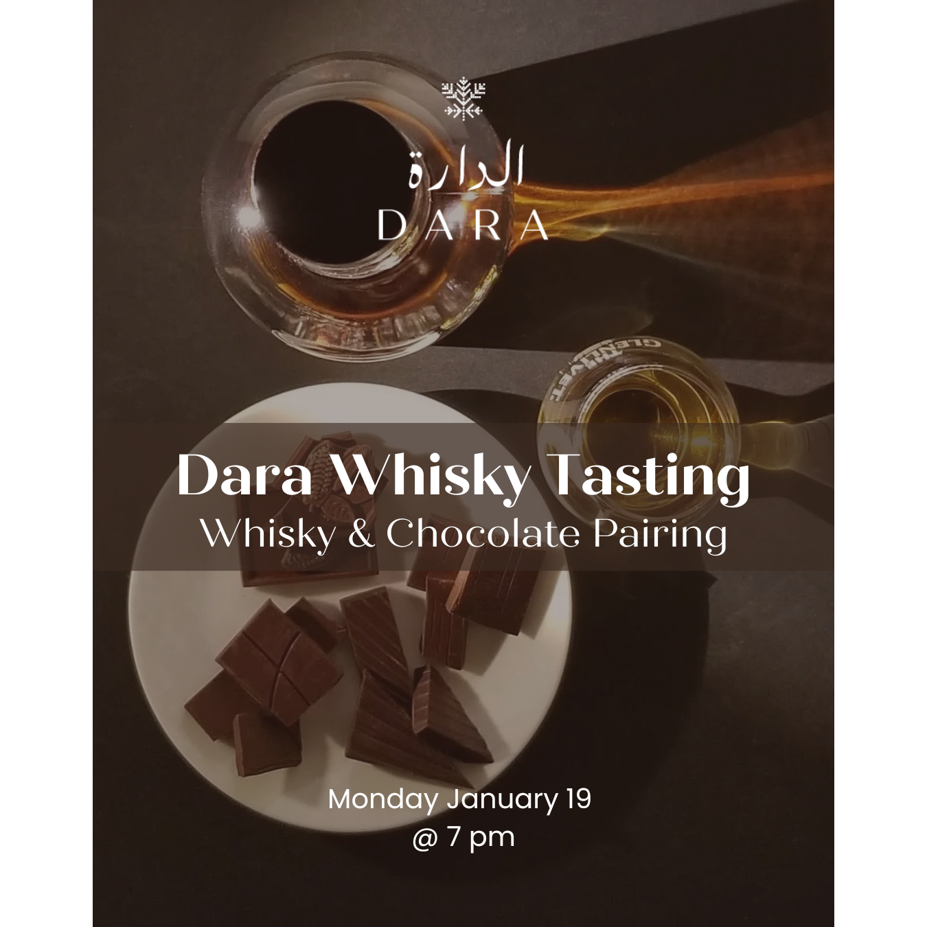 Dara Whisky Tasting - Whisky & Chocolate Pairing