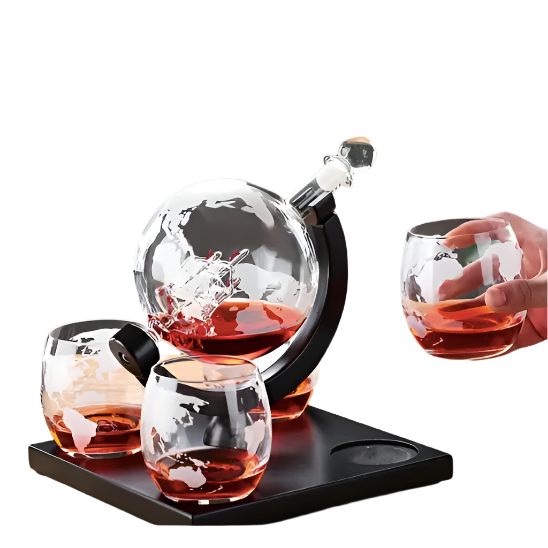 Globe Decanter Set
