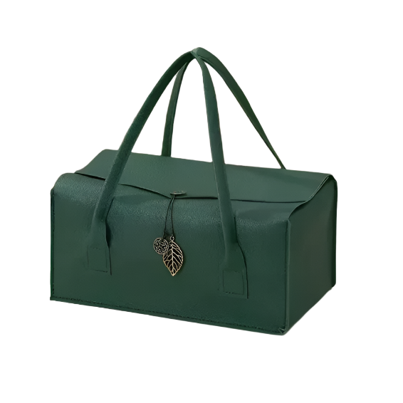 Green Wine Gift Bag - 2-3 Bottles