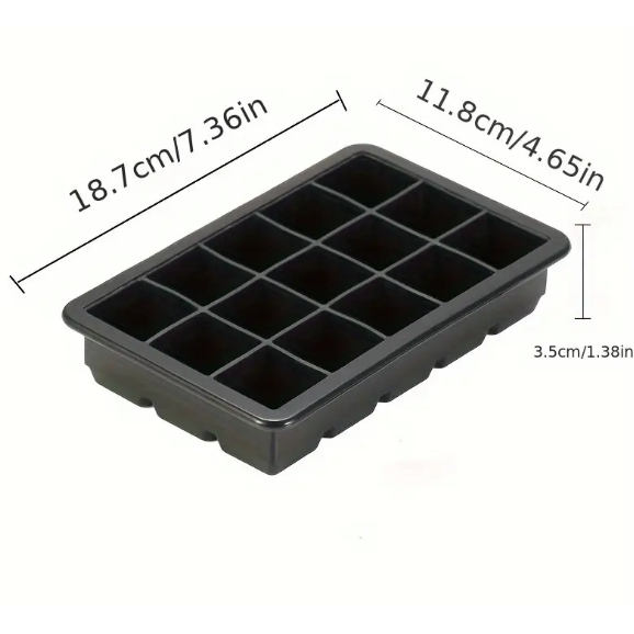 Silicone Ice Tray 15 Cubes