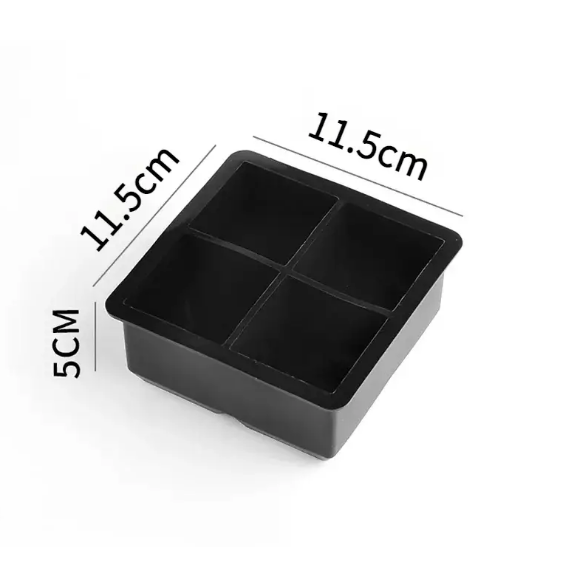 Silicone Ice Tray 4 Big Cubes