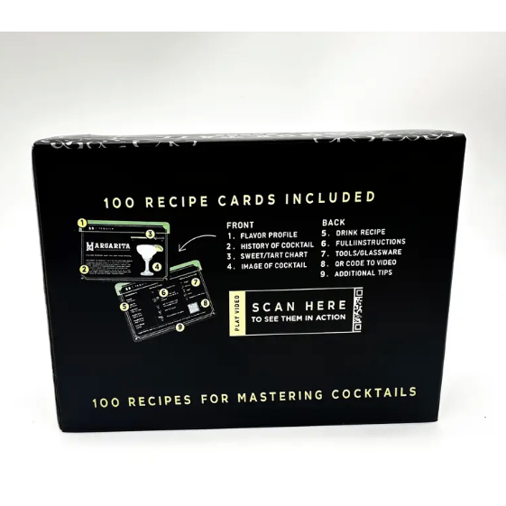 100 Cocktail Card Recipes