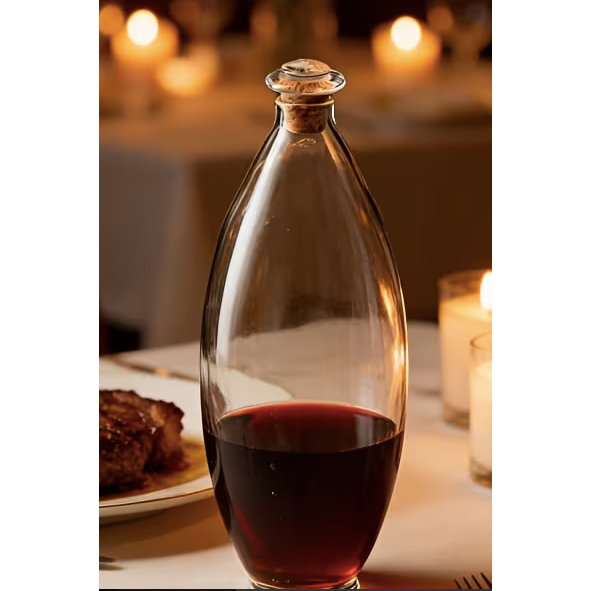 Water Drop Glass Decanter