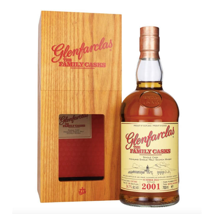 Glenfarclas 2001 (Family Cask No. 3762) Single Malt Whisky
