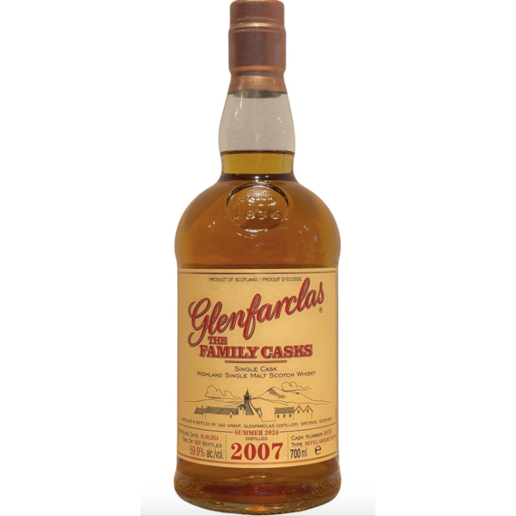 Glenfarclas 2007 (Family Cask No. 2670) Single Malt Whisky