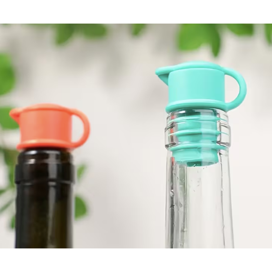 4pcs Silicone Bottle Stopper Set