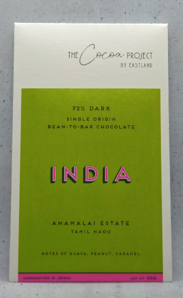 The Cocoa Project by Eastland - India Single Origin 72% Anamalai Estate