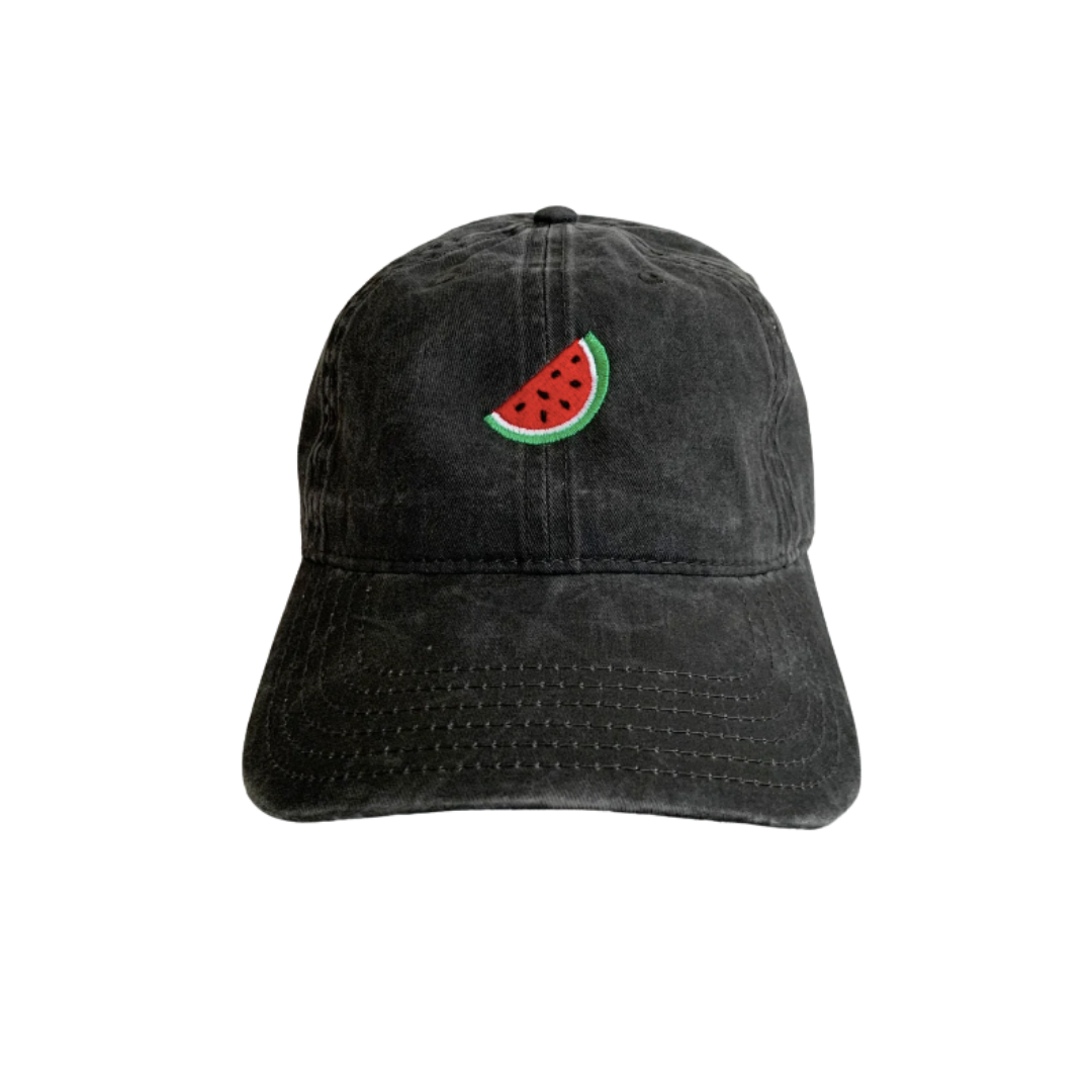 Baseball Cap Watermelon Embroidered - Grey