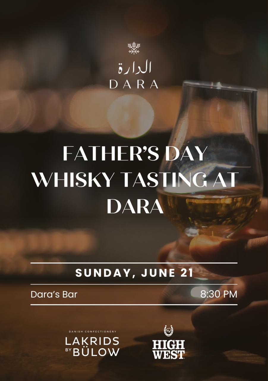 Father’s Day Whisky Tasting at Dara X LAKRIDS BY BÜLOW