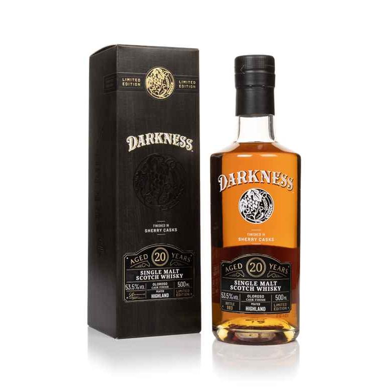 Darkness Peated Highland Single Malt 20 Year Old Oloroso Cask Finish Single Malt Whisky