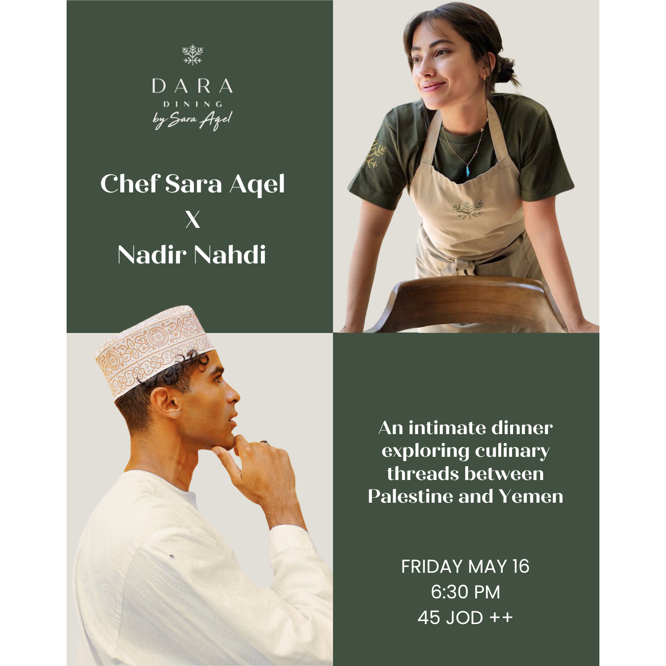 Nadir Nahdi x Chef Sara Aqel
