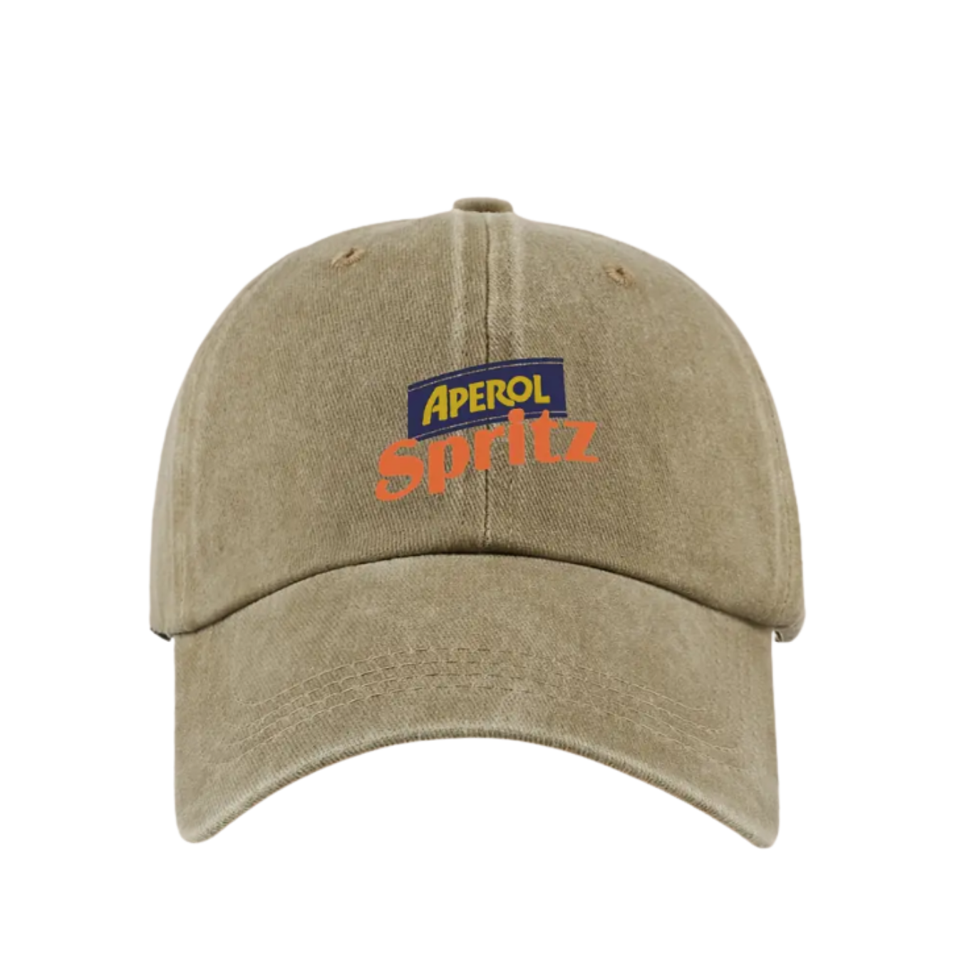 Baseball Cap Aperol Spritz - Khaki, Burgundy, Orange