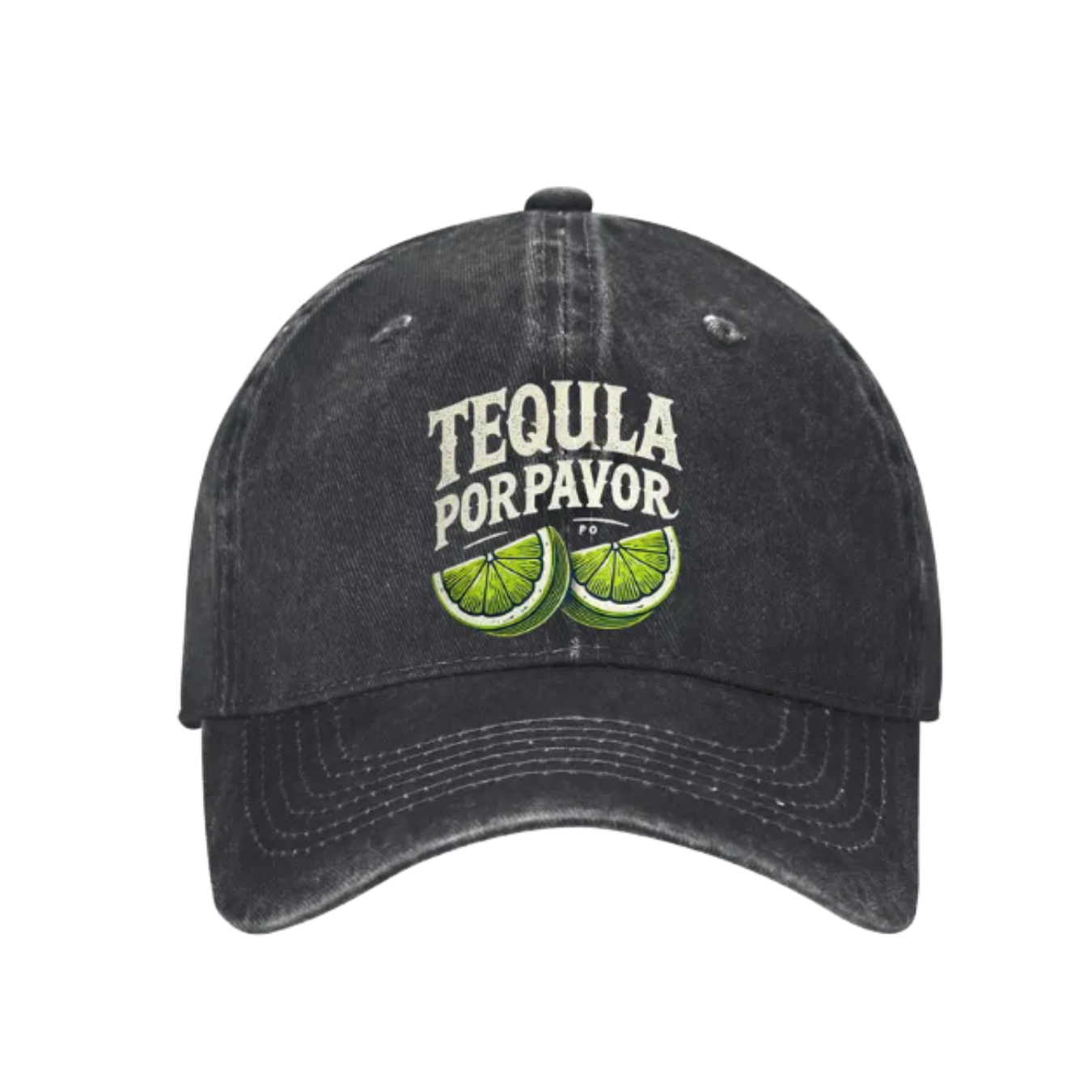 Baseball Cap Tequila Por Favor - Black