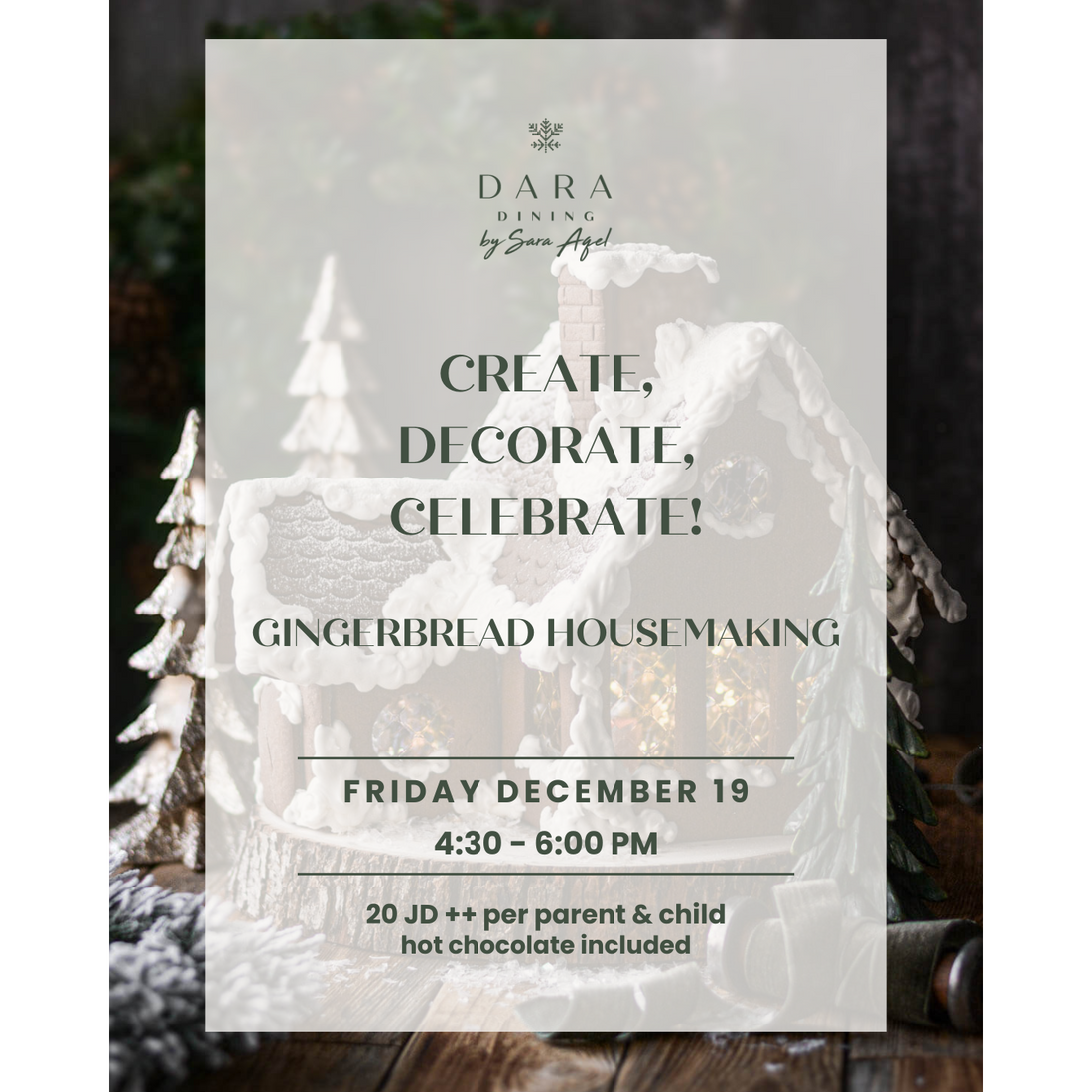 🎄 Gingerbread House Making Workshop