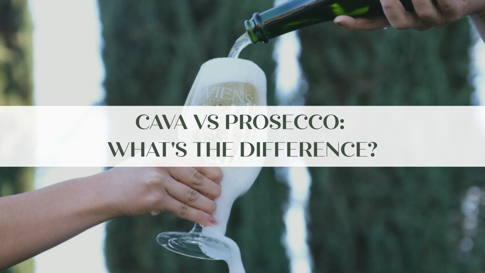 cava vs prosecco
