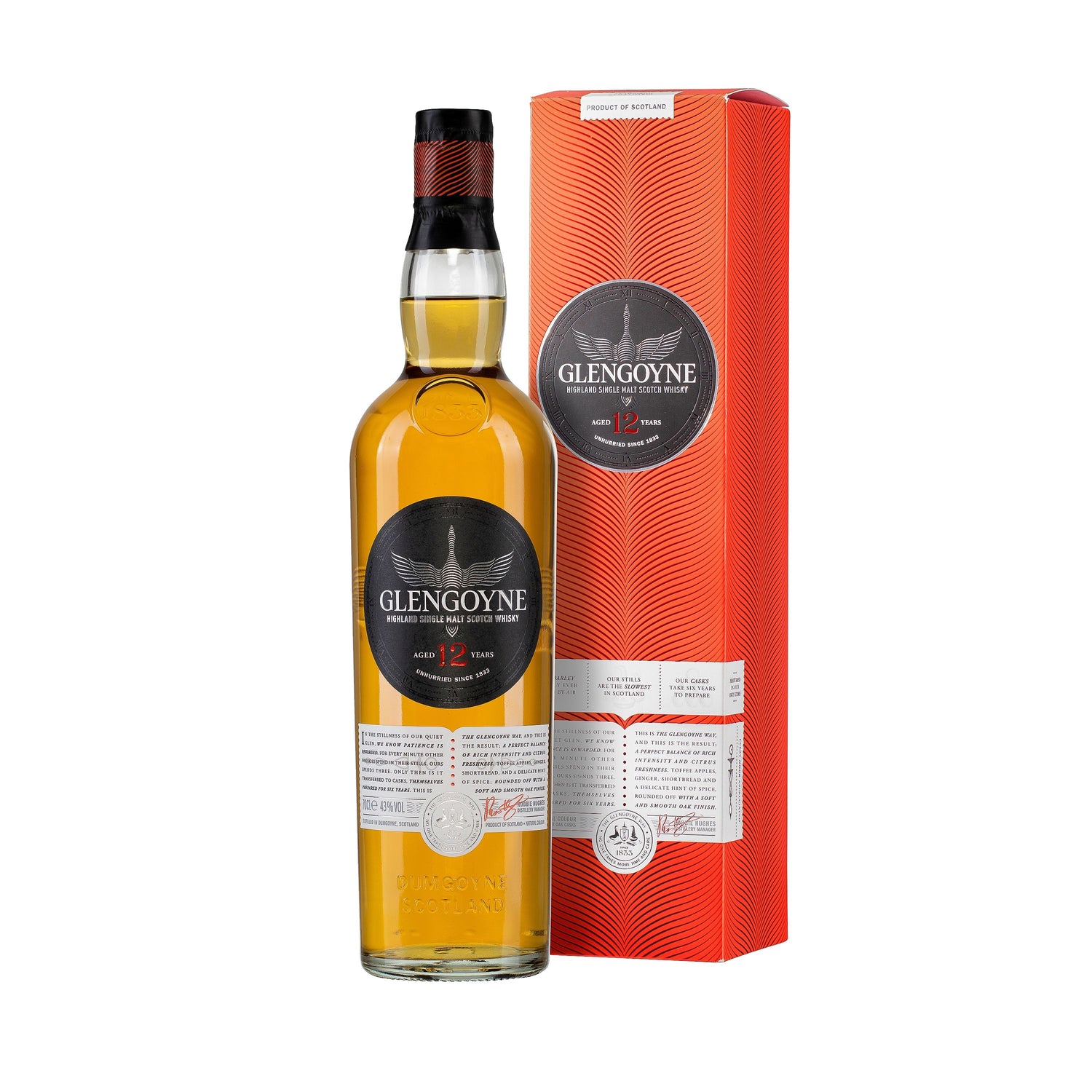 Glengoyne 12 Year Old Highland Single Malt Scotch Whisky