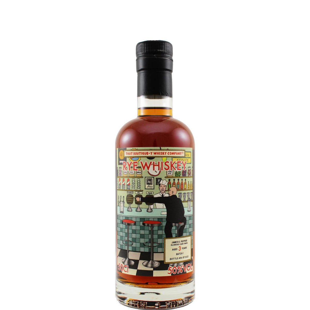 James E. Pepper Batch 1 - 3 Year Old Rye Whisky TBWC