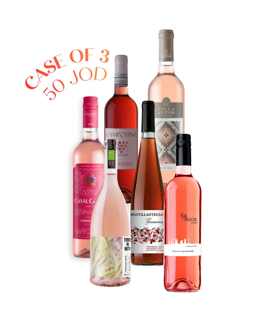Rosé All Day Spring Wine Box – 3 Bottle Case