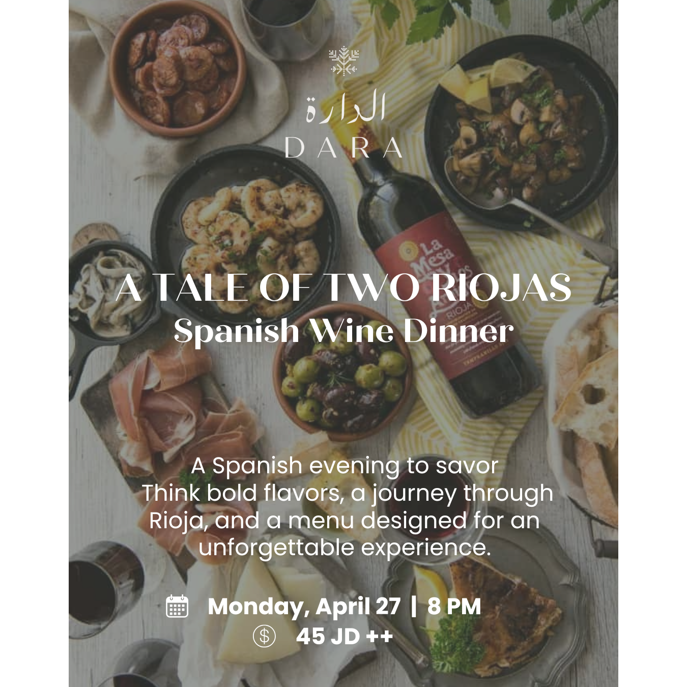 A Tale of Two Riojas - Spanish Wine Dinner