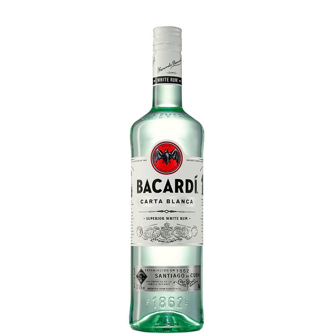 Bacardi White Rum 1L