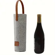 Single Wine Bottle Gift Bag (Grey)