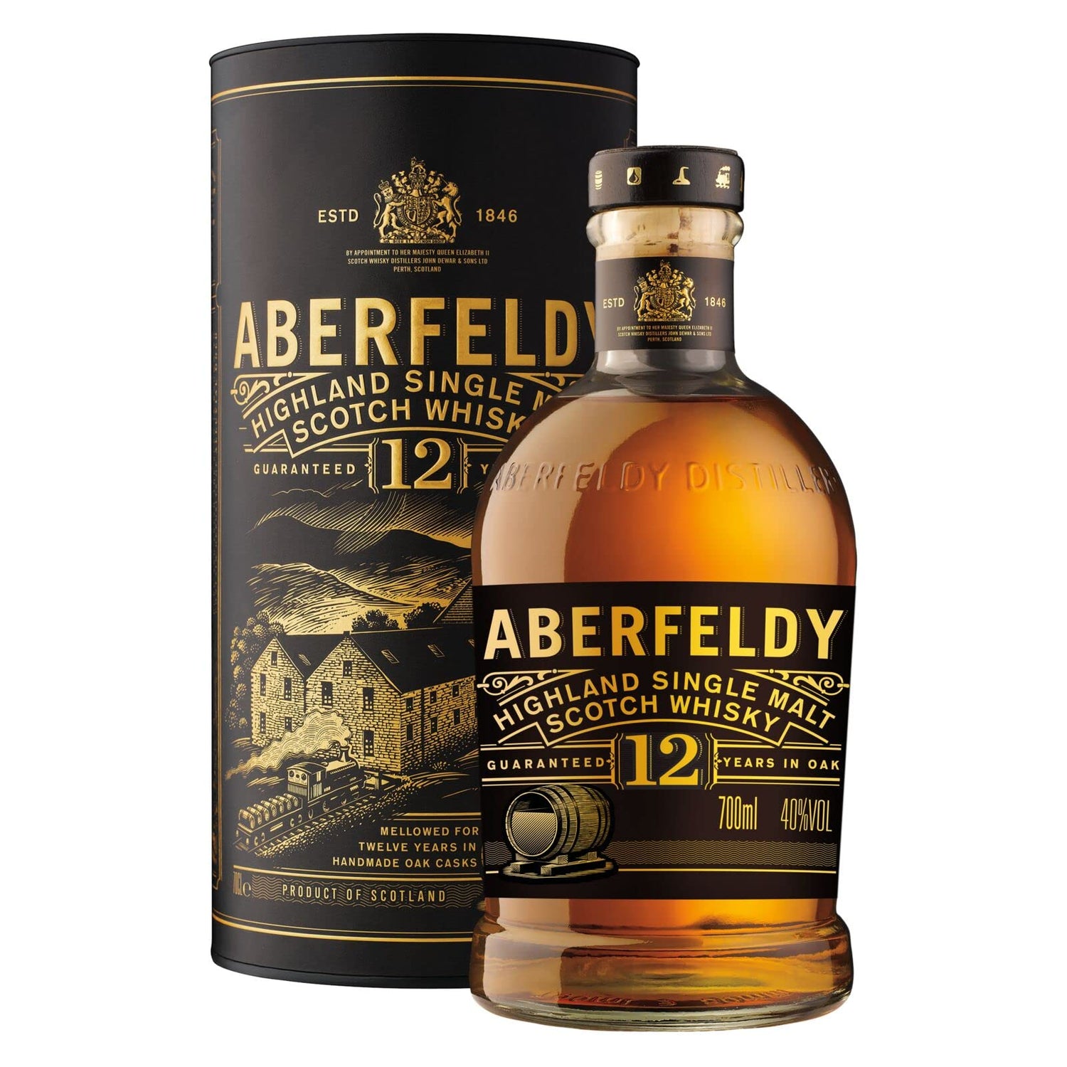 Aberfeldy 12 Years Single Malt Scotch Whisky