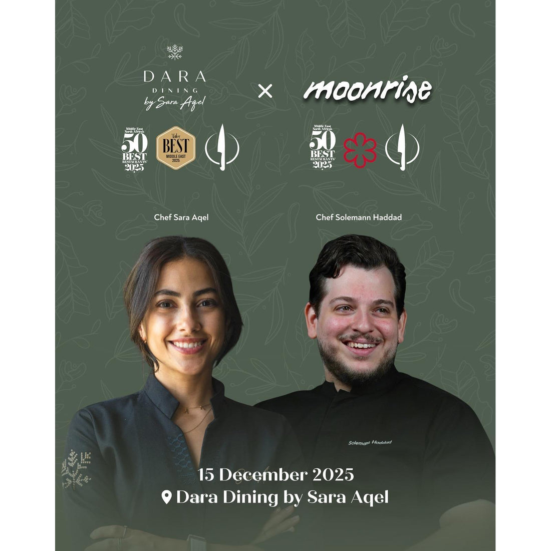 Chef Solemann Haddad x Chef Sara Aqel