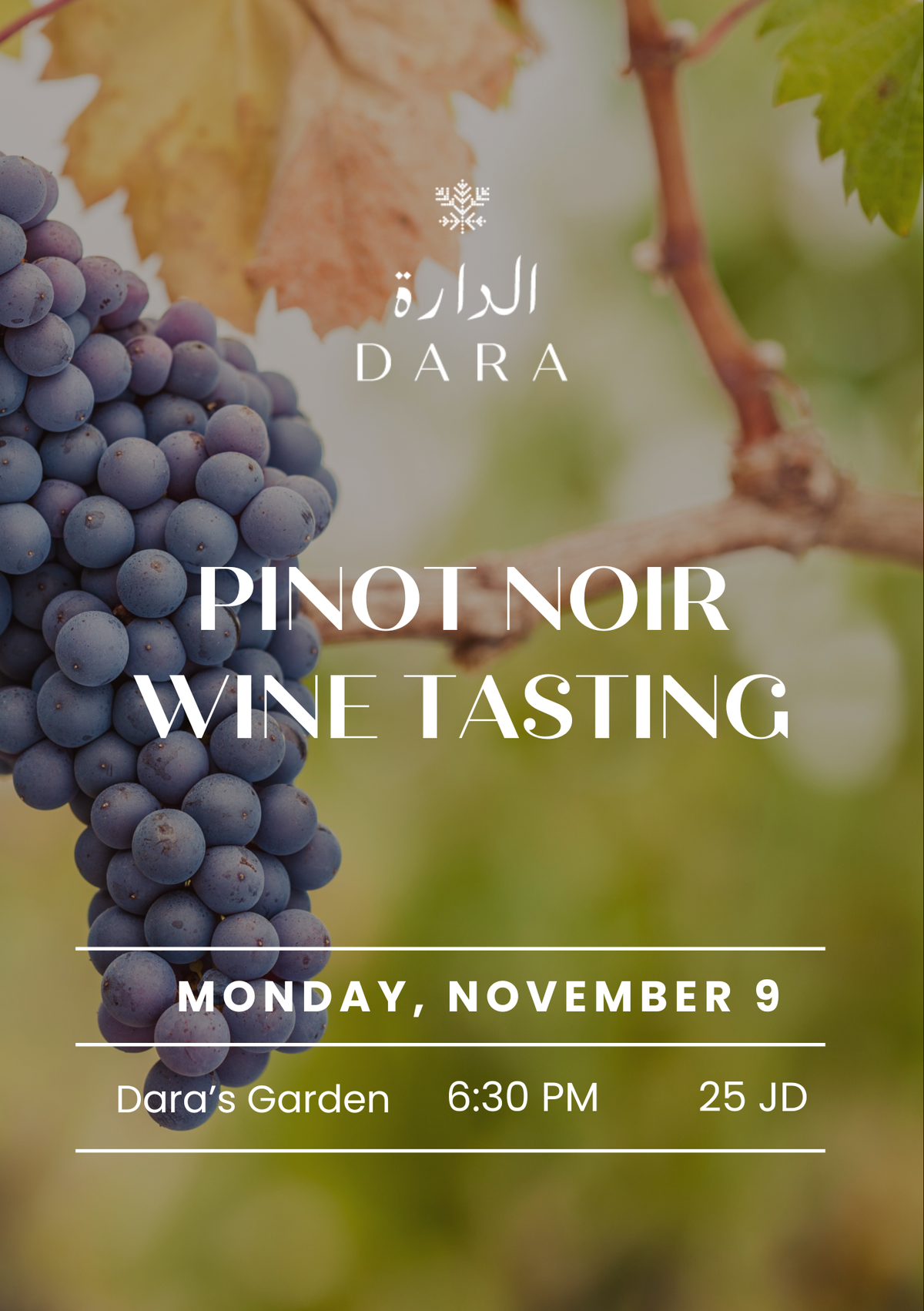 Pinot Noir Wine Tasting