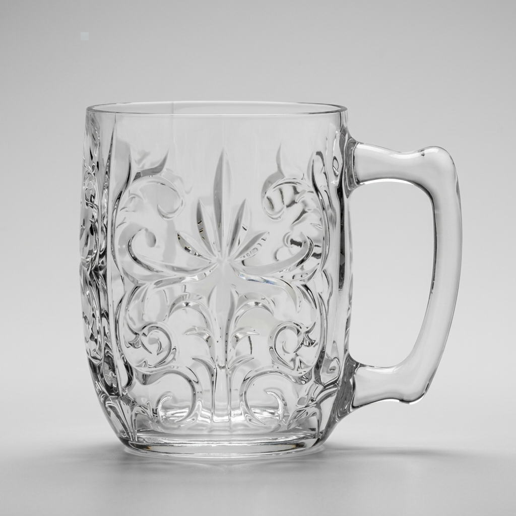 Crystal Beer Mugs - Set of 4