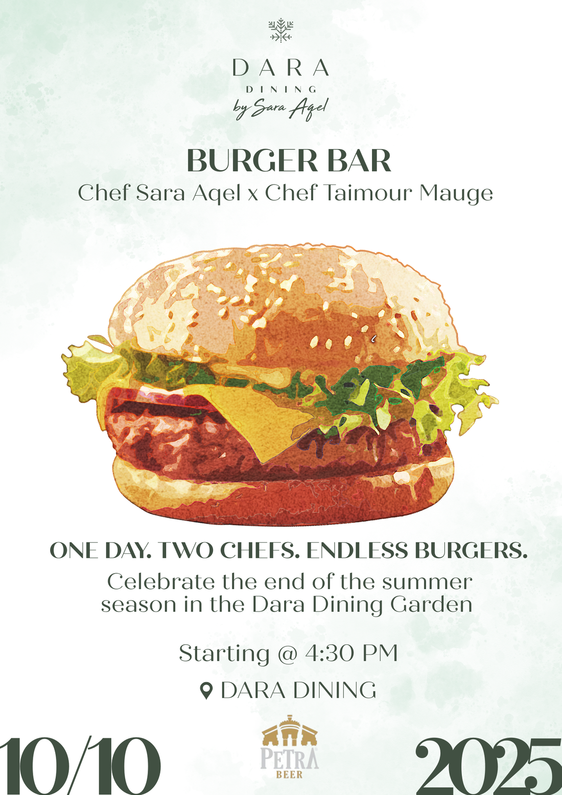 Burger Bar with Chef Taimour