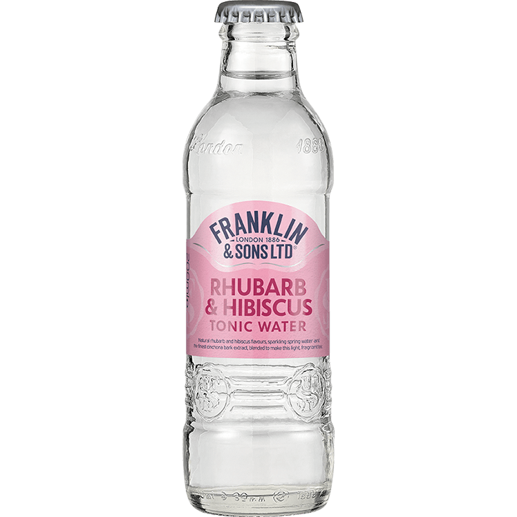 Franklin Rhubarb & Hibiscus Tonic Water