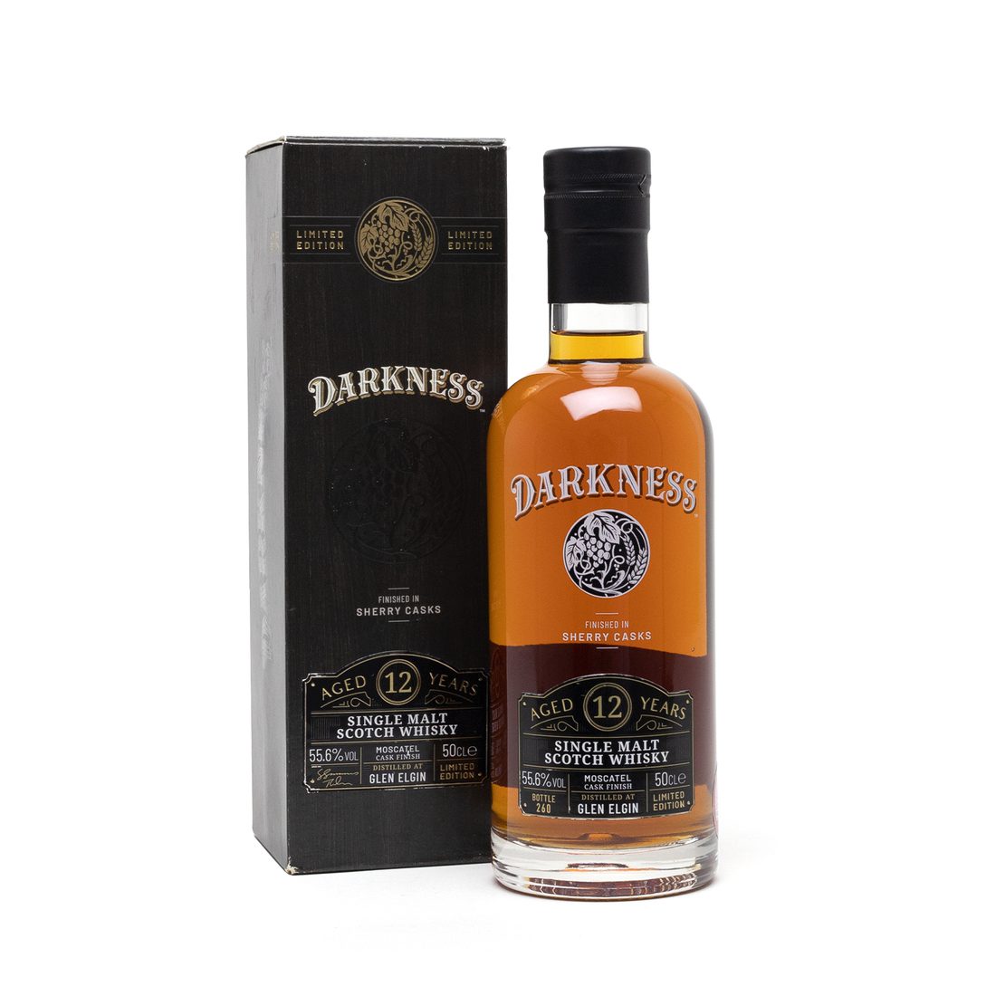 Darkness Glen Elgin 12 Year Old Moscatel Cask Finish Singe Malt