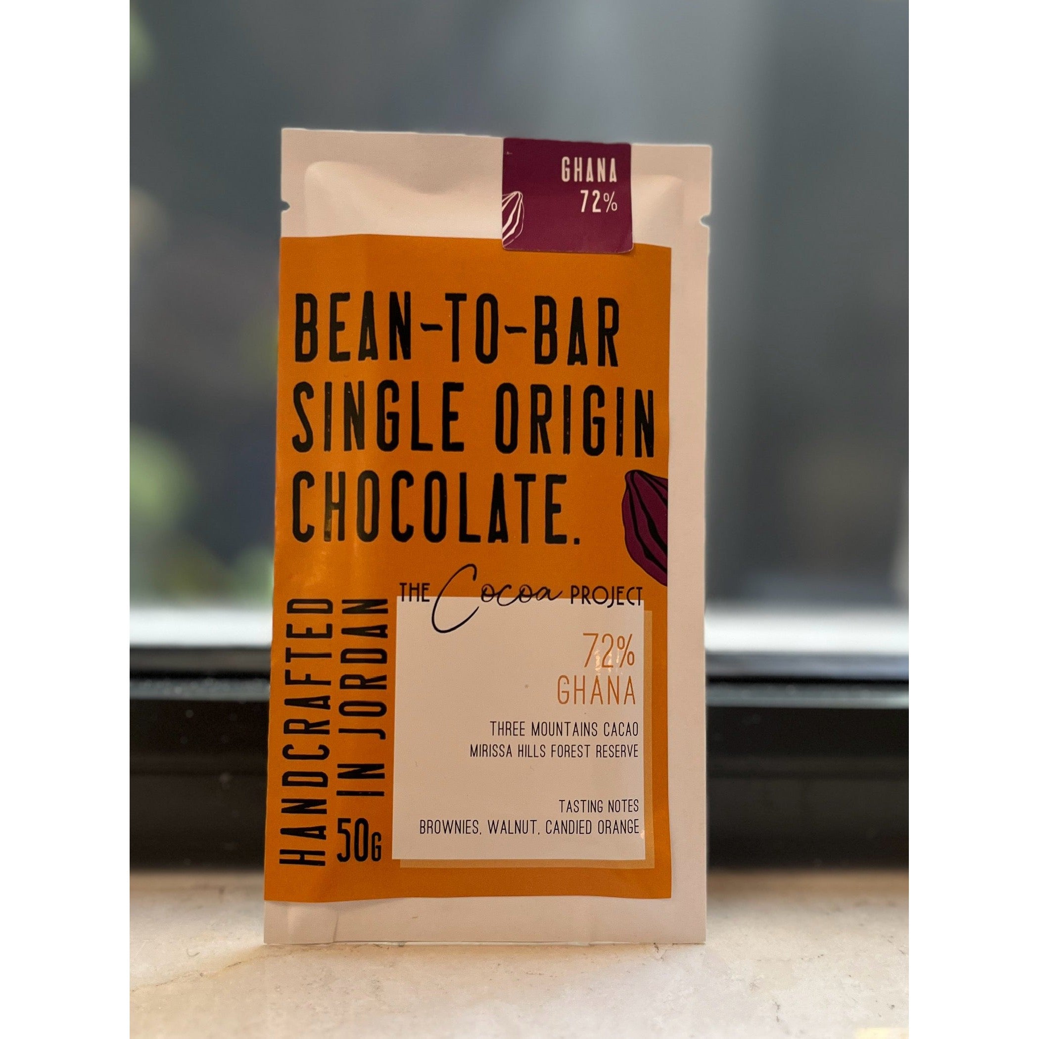 Eastland Local Artisanal Chocolate - Ghana Single Origin Three Mountains Cocoa 72%