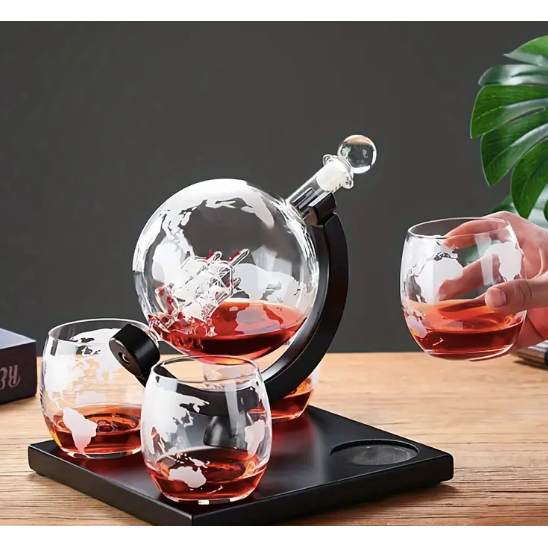 Globe Decanter Set