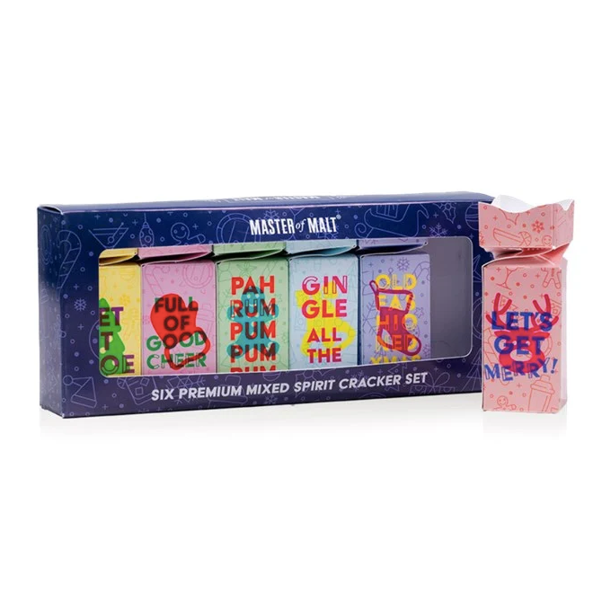 6 Dram Assorted Spirit Cracker Selection
