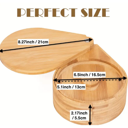 Bamboo 3-Tier Cocktail Rimmer Set