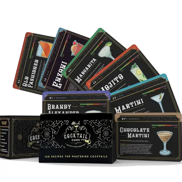 100 Cocktail Card Recipes