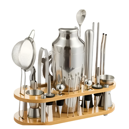Cocktail Bartender Kit Set 23 pcs - Stainless Steel