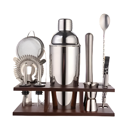 Cocktail Bartender Kit Set 11 pcs - Stainless Steel
