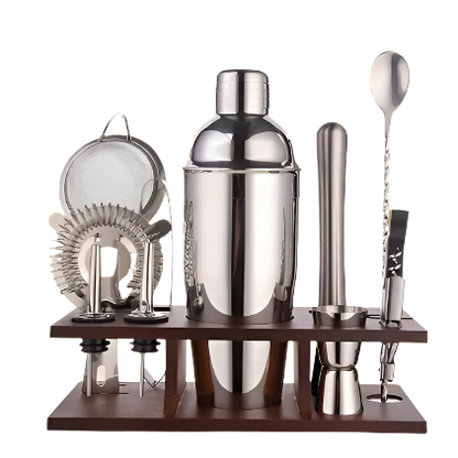 Cocktail Bartender Kit Set 11 pcs - Stainless Steel