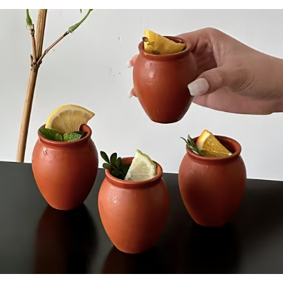 Set of 12 - Ceramic Shot Glasses