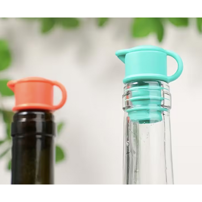 4pcs Silicone Bottle Stopper Set