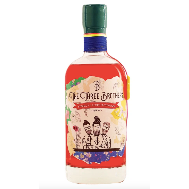 The Three Brothers Hibiscus & Elderflower Gin