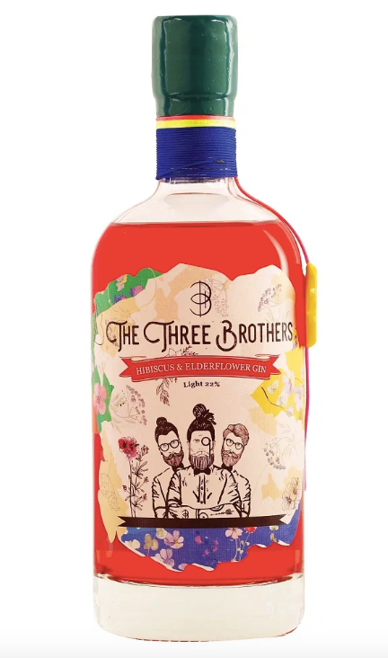 The Three Brothers Hibiscus &amp; Elderflower Gin
