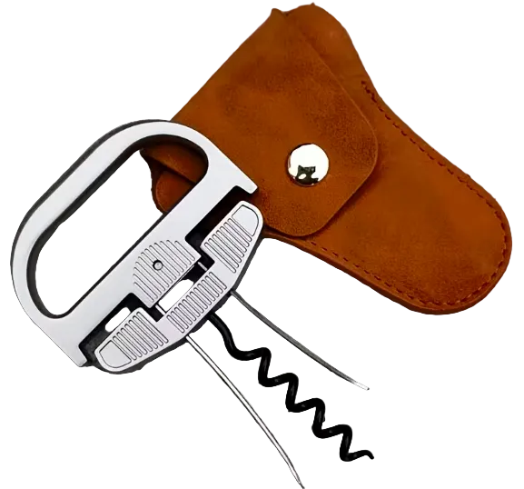 Wine Opener - Stainless Steel Bottle Opener and Corkscrew Set