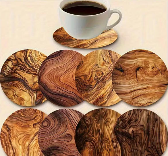 Coasters - 16pcs Set of Wooden Coasters